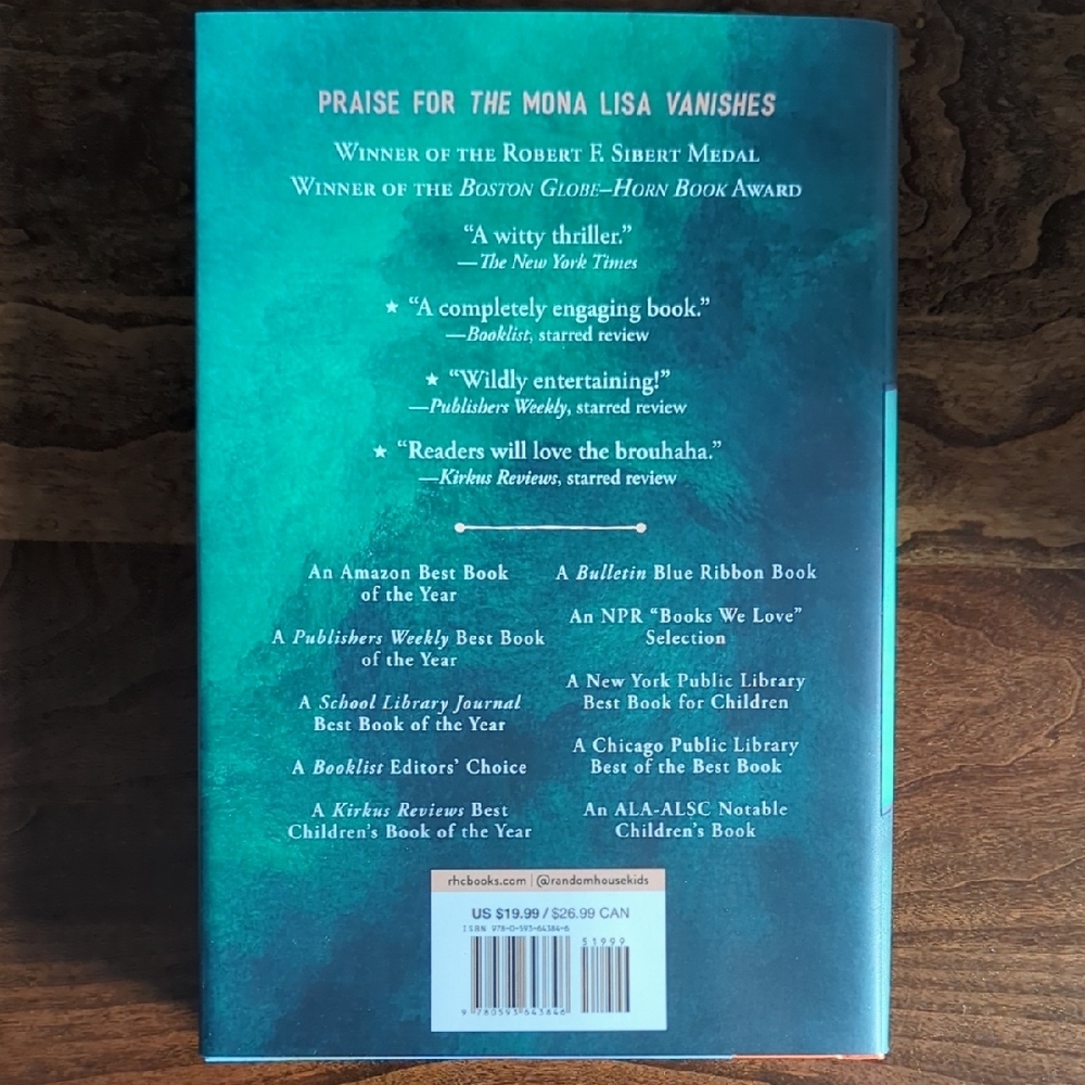 3/$15 The Mona Lisa Vanishes Book - Picture 2 of 4